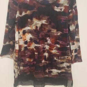 Simply Vera Wang Multi-Colored Blouse